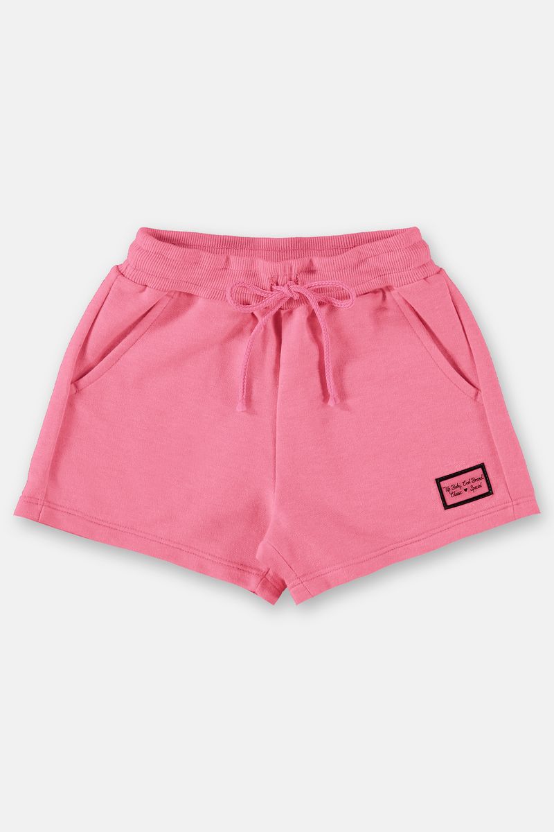 Up-Baby---Shorts-basico-infantil-menina-em-moletom-Rosa