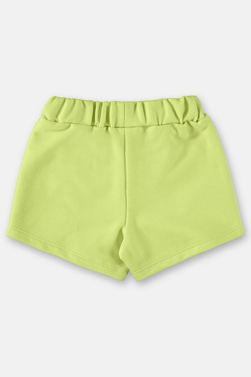 Up-Baby---Shorts-saia-basico-infantil-menina-em-moletom-Verde