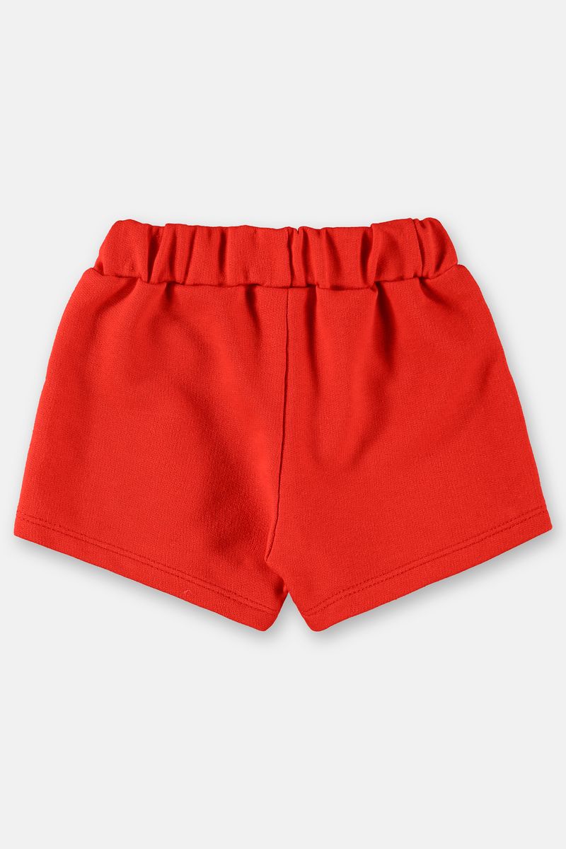 Up-Baby---Shorts-saia-basico-infantil-menina-em-moletom-Vermelho