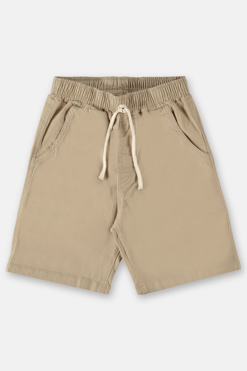 Up-Baby---Bermuda-basica-infantil-para-meninos-em-sarja-Off-White