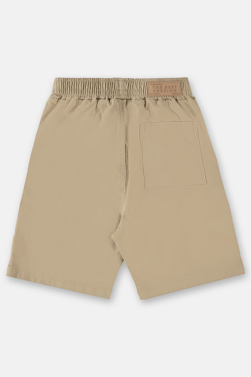Up-Baby---Bermuda-basica-infantil-para-meninos-em-sarja-Off-White