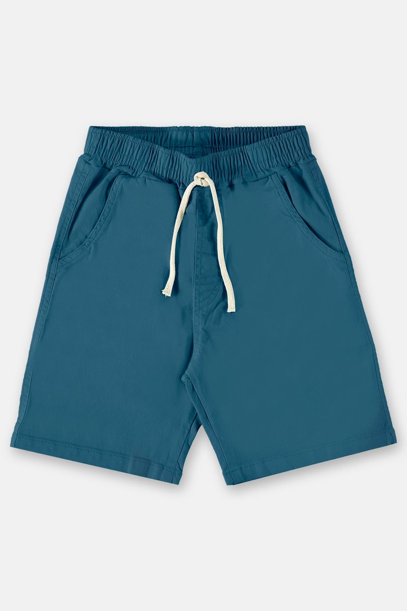 Up-Baby---Bermuda-basica-infantil-para-meninos-em-sarja-Azul