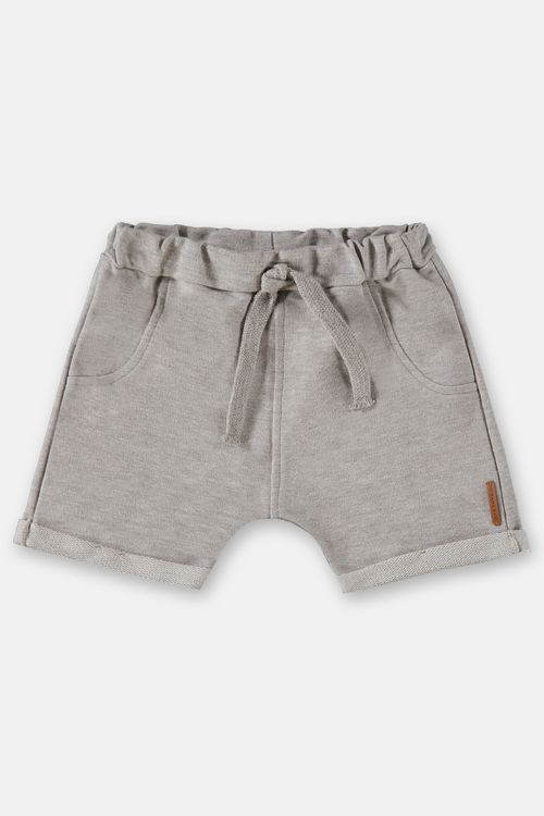Short em Moletom Básico para Bebê (Cinza) Up Baby