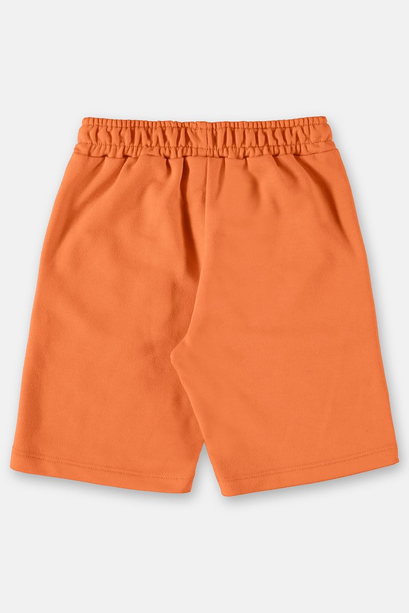 Up-Baby---Bermuda-Infantil-Basica-em-Moletom-Laranja