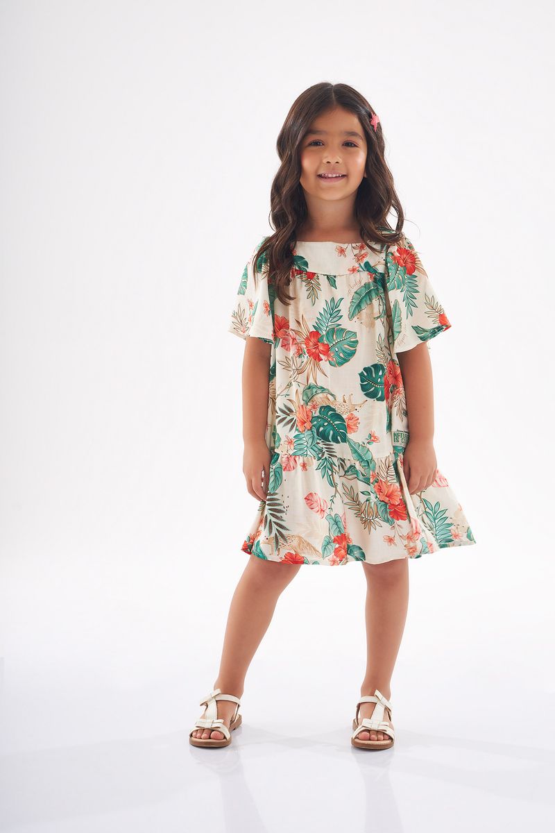 Vestido sales floral infantil