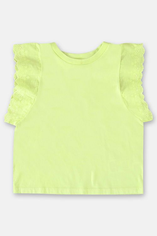 Blusa Infantil Básica em Meia Malha (Amarelo) Up Baby