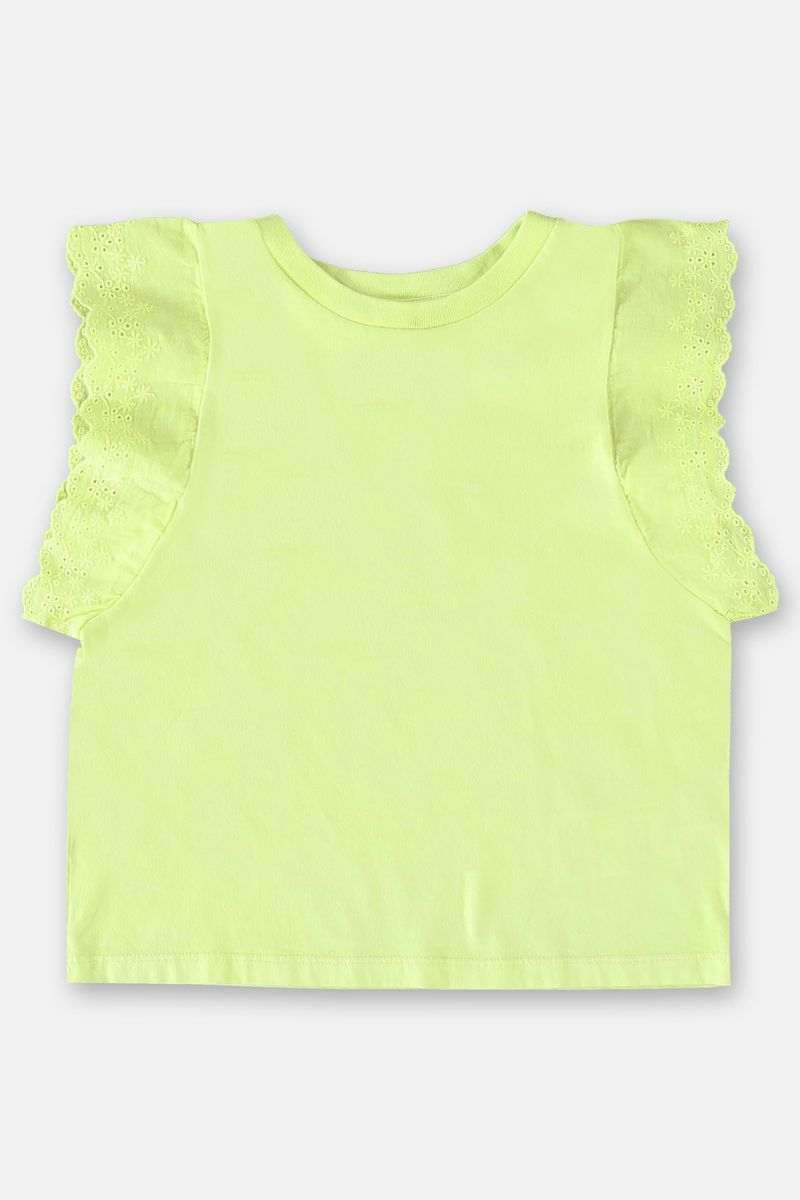Up-Baby---Blusa-Infantil-Basica-em-Meia-Malha-Amarelo