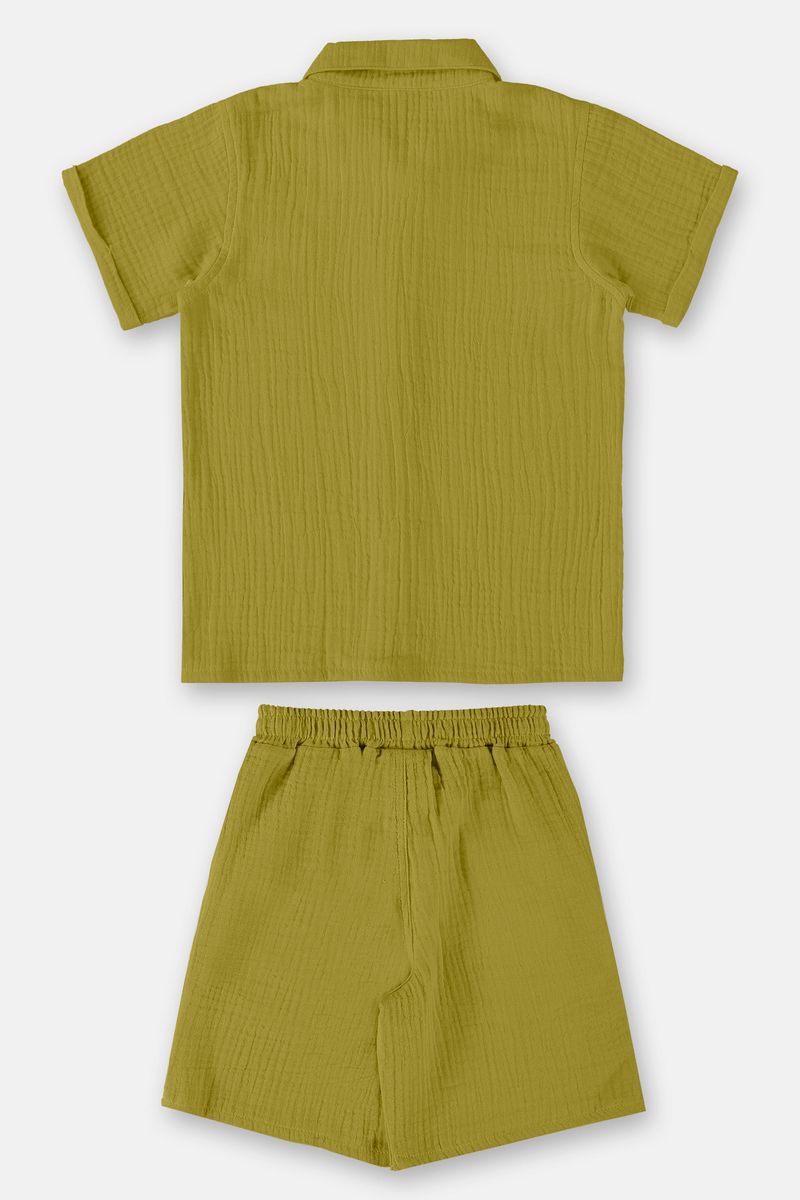 Conjunto-com-Camisa-e-Bermuda-para-Menino--Azul--Up-Baby