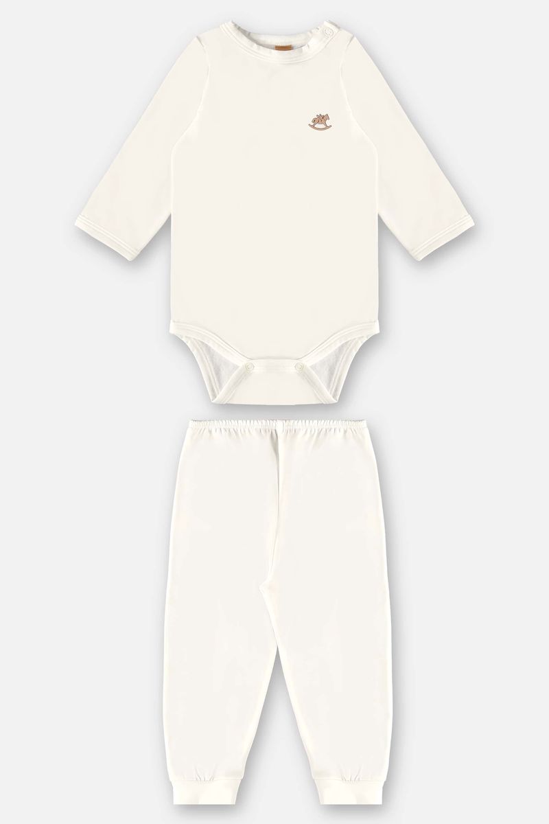 Pijama-Termico-Unissex-para-Bebe--Off-White--Up-Baby