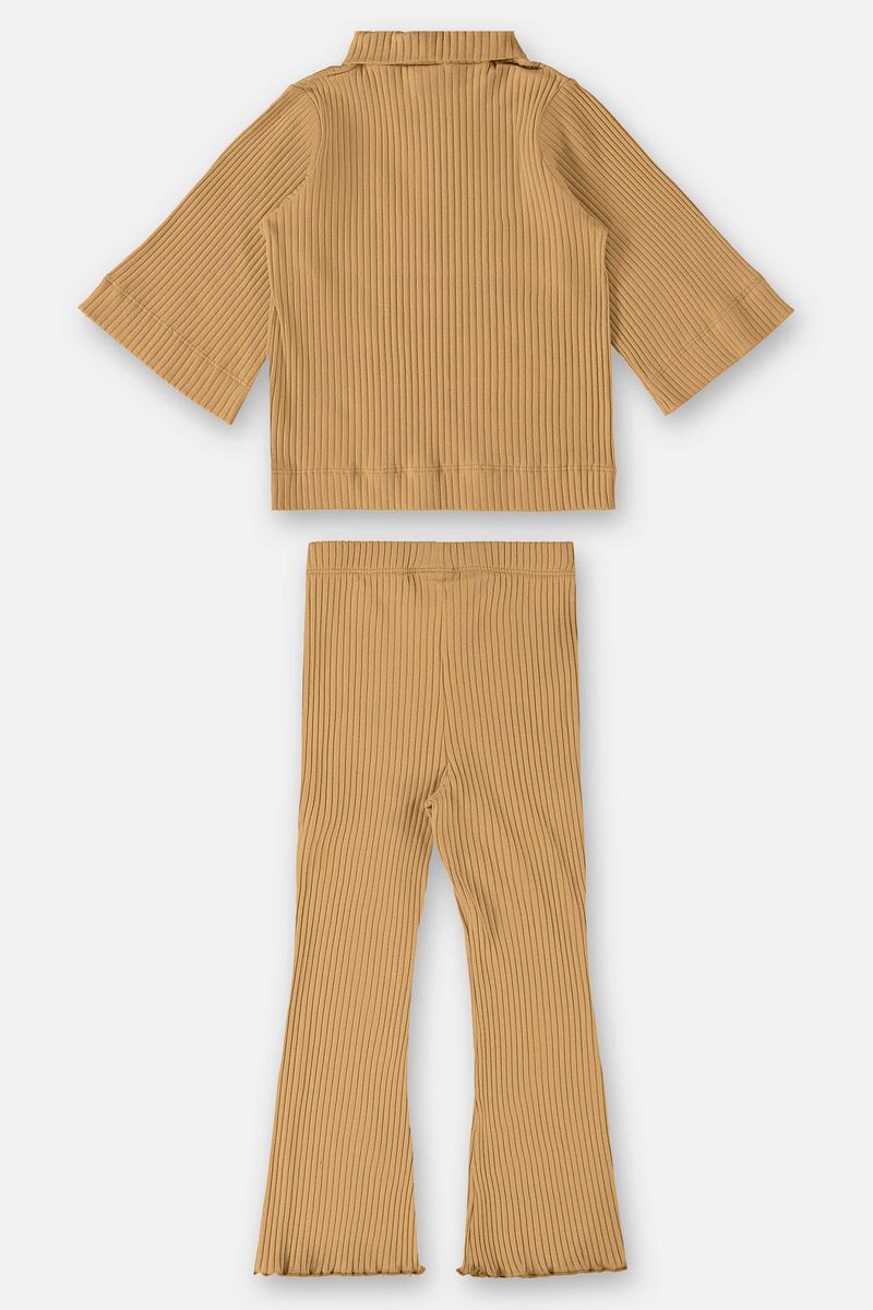 Conjunto-Blusa-e-Calca-Infantil-Menina--Marrom--Up-Baby-