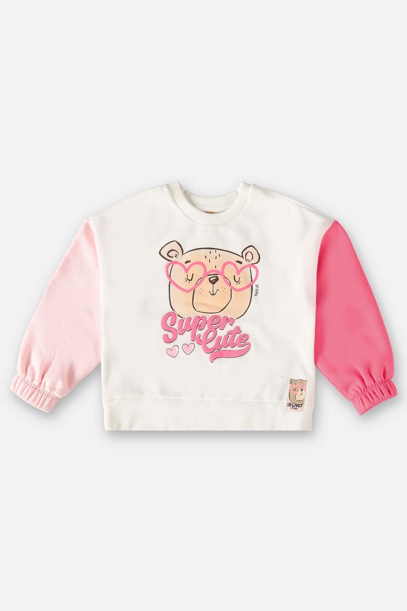 Conjunto-Blusao-e-Calca-em-Moletom-Infantil-Menina--Off-White--Up-Baby
