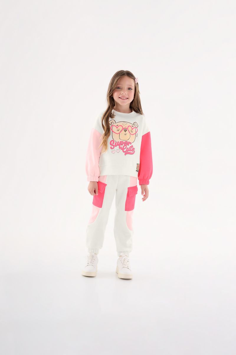 Conjunto-Blusao-e-Calca-em-Moletom-Infantil-Menina--Off-White--Up-Baby