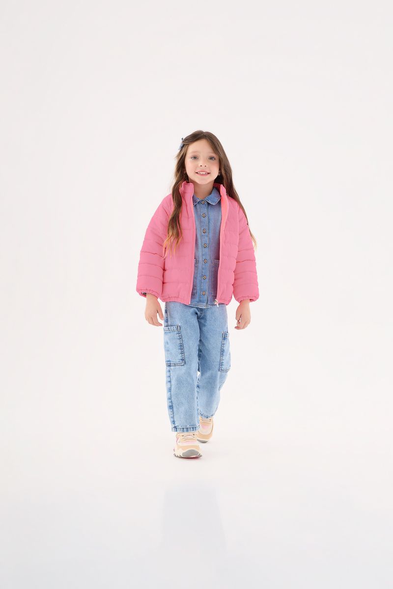 Jaqueta-Puffer-Unissex-Infantil--Rosa--Up-Baby