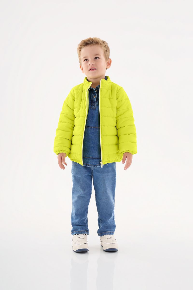 Jaqueta-Puffer-Unissex-Infantil--Amarelo--Up-Baby