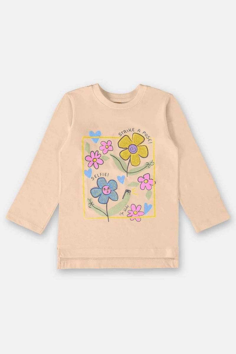 Blusa-Manga-Longa-Menina-Infantil--Bege--Up-Baby
