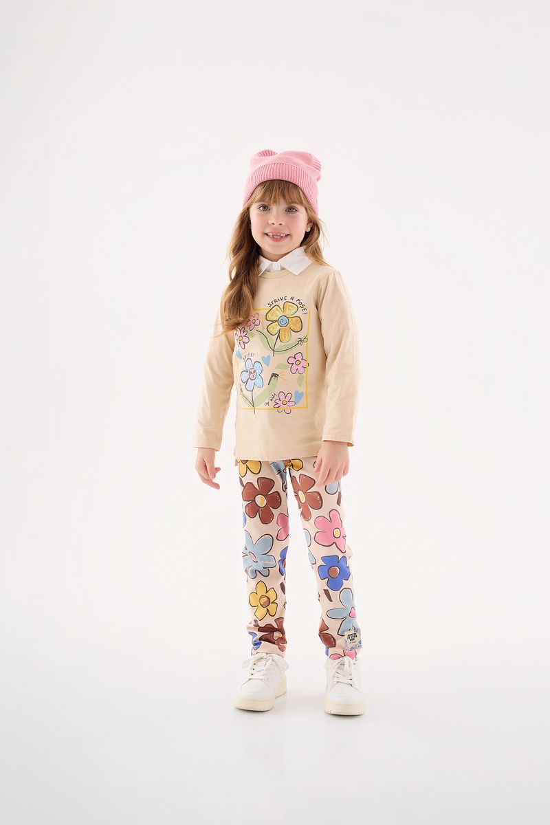 Blusa-Manga-Longa-Menina-Infantil--Bege--Up-Baby