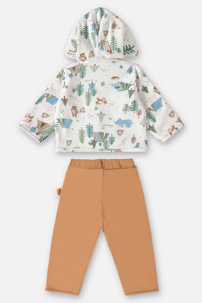 Conjunto-Cardigan-e-Calca-Comfy-para-Bebe-Menino--Off-White--Up-Baby