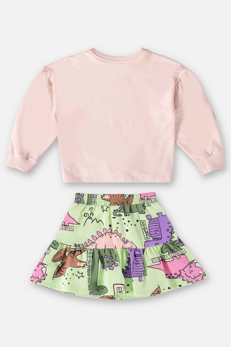 Conjunto-Blusao-e-Saia-Infantil-Menina--Rosa--Up-Baby