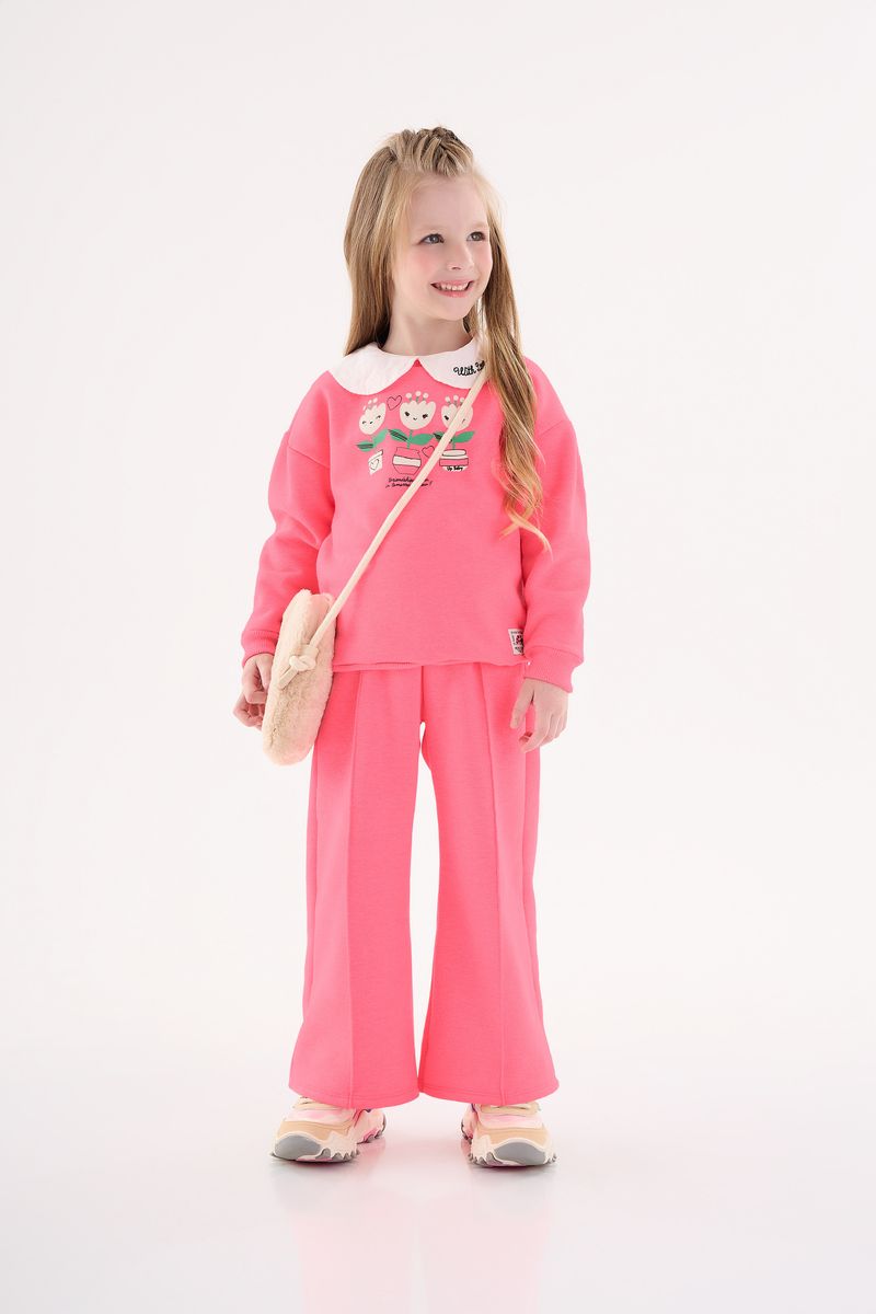 Conjunto-Blusao-e-Wide-Leg-Infantil-Menina--Rosa--Up-Baby