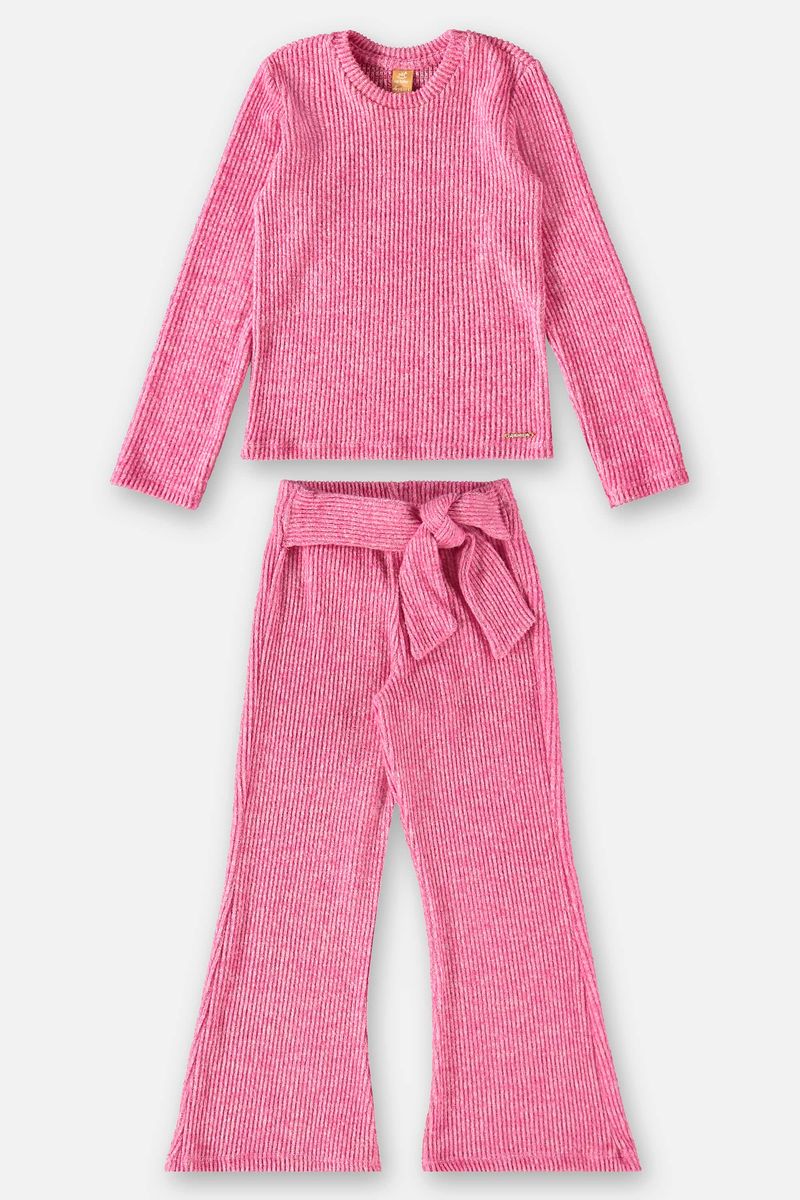 Conjunto-Blusa-e-Calca-Flare-Infantil-Menina--Rosa--Up-Baby