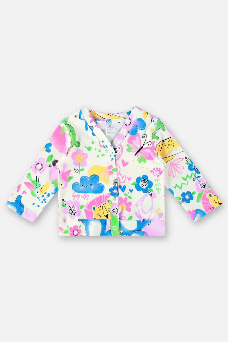 Cardigan-em-Suedine-para-Bebe-Menina--Off-White--Up-Baby