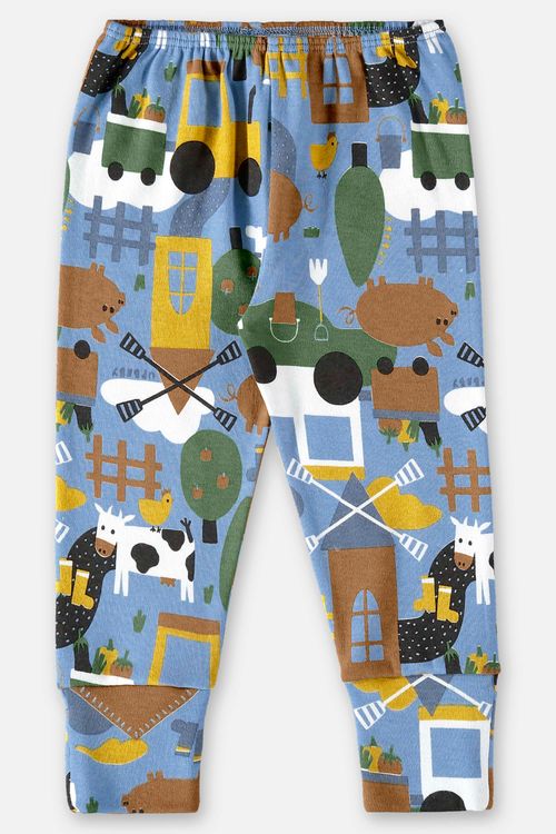 Calça em Suedine para Bebê Menino (Azul) Up Baby