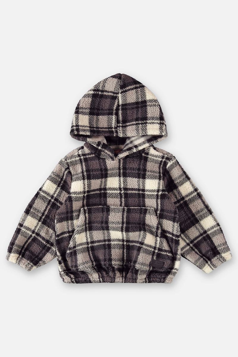 Blusao-Xadrez-Infantil-para-Meninos--Preto--Up-Baby