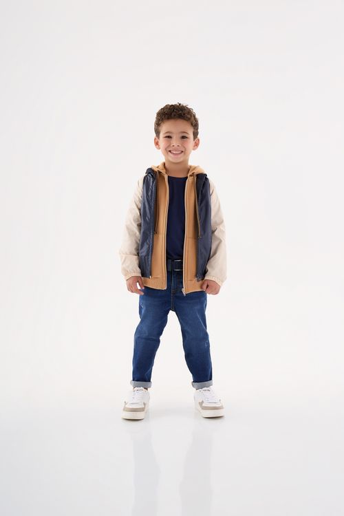 Jaqueta Corta Vento Infantil Menino (Azul) Up Baby
