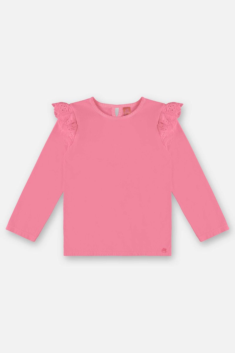 Blusa-Basica-Infantil-Menina--Rosa-Pink--Up-Baby