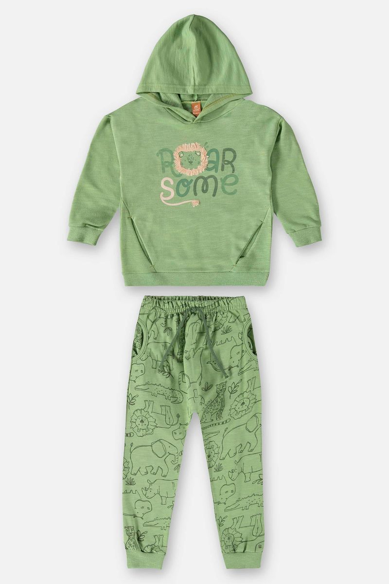 Conjunto-Casaco-e-Calca-Infantil-Menino--Verde--Up-Baby