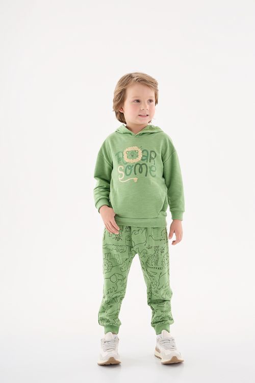 Conjunto Casaco e Calça Infantil Menino (Verde) Up Baby