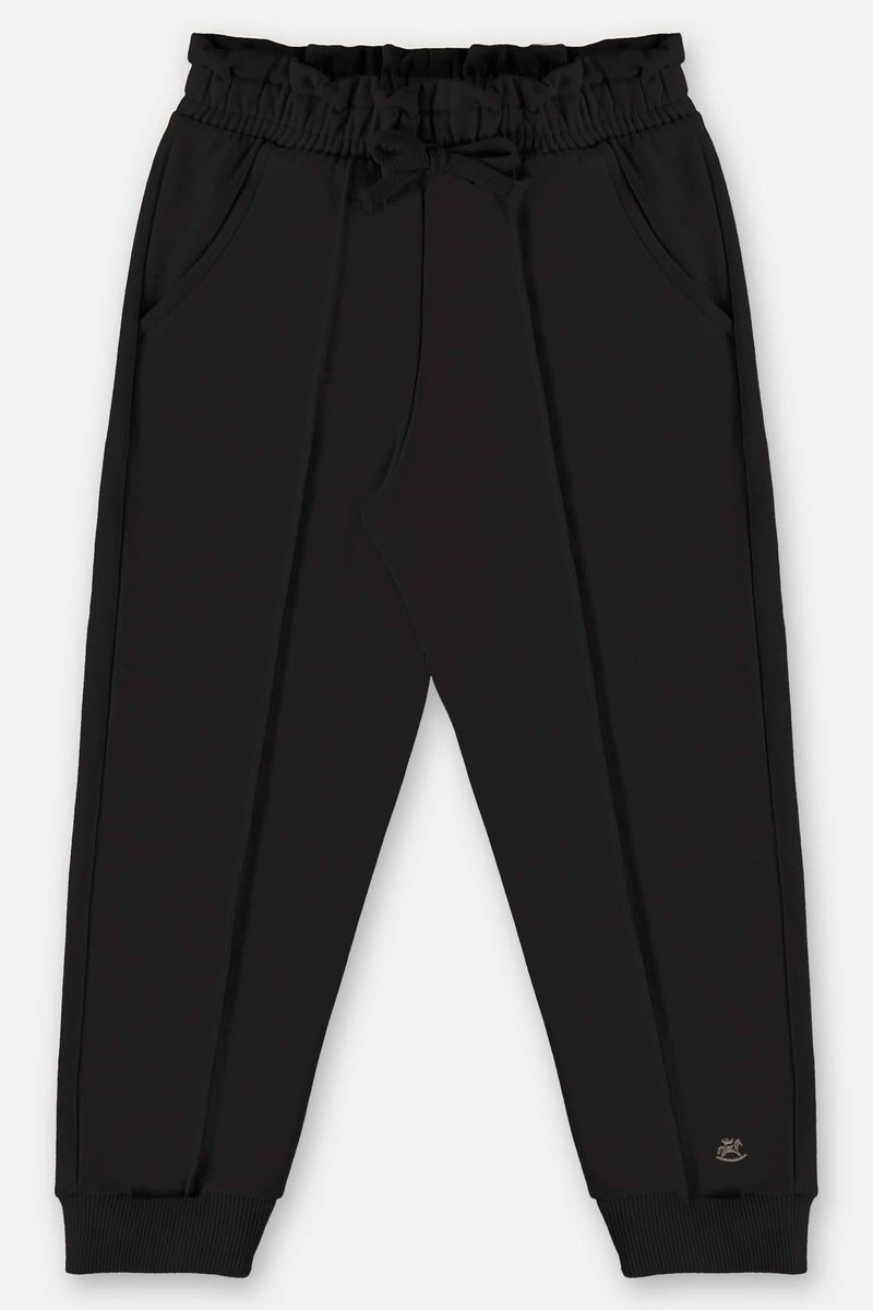 Calca-em-Molecotton-Infantil-Menina--Preto--Up-Baby