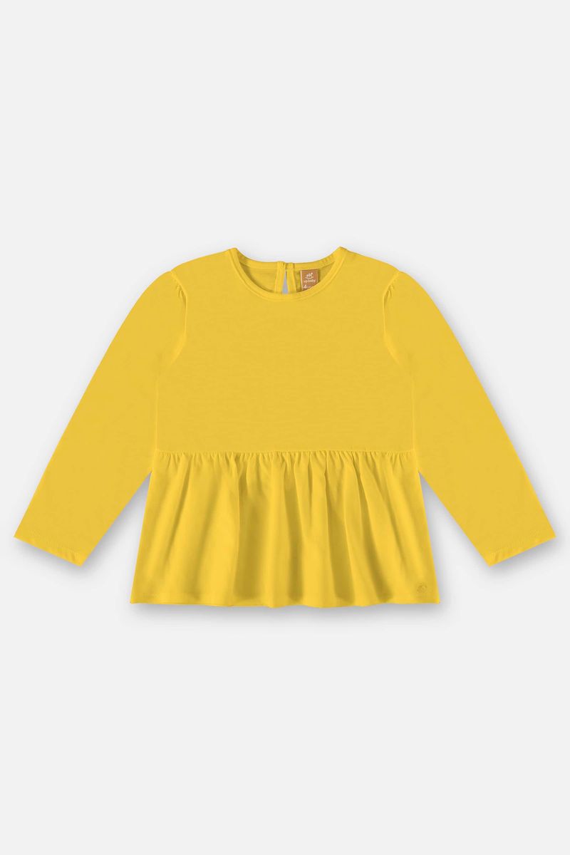 Bata-Manga-Longa-Infantil-Menina--Amarelo--Up-Baby