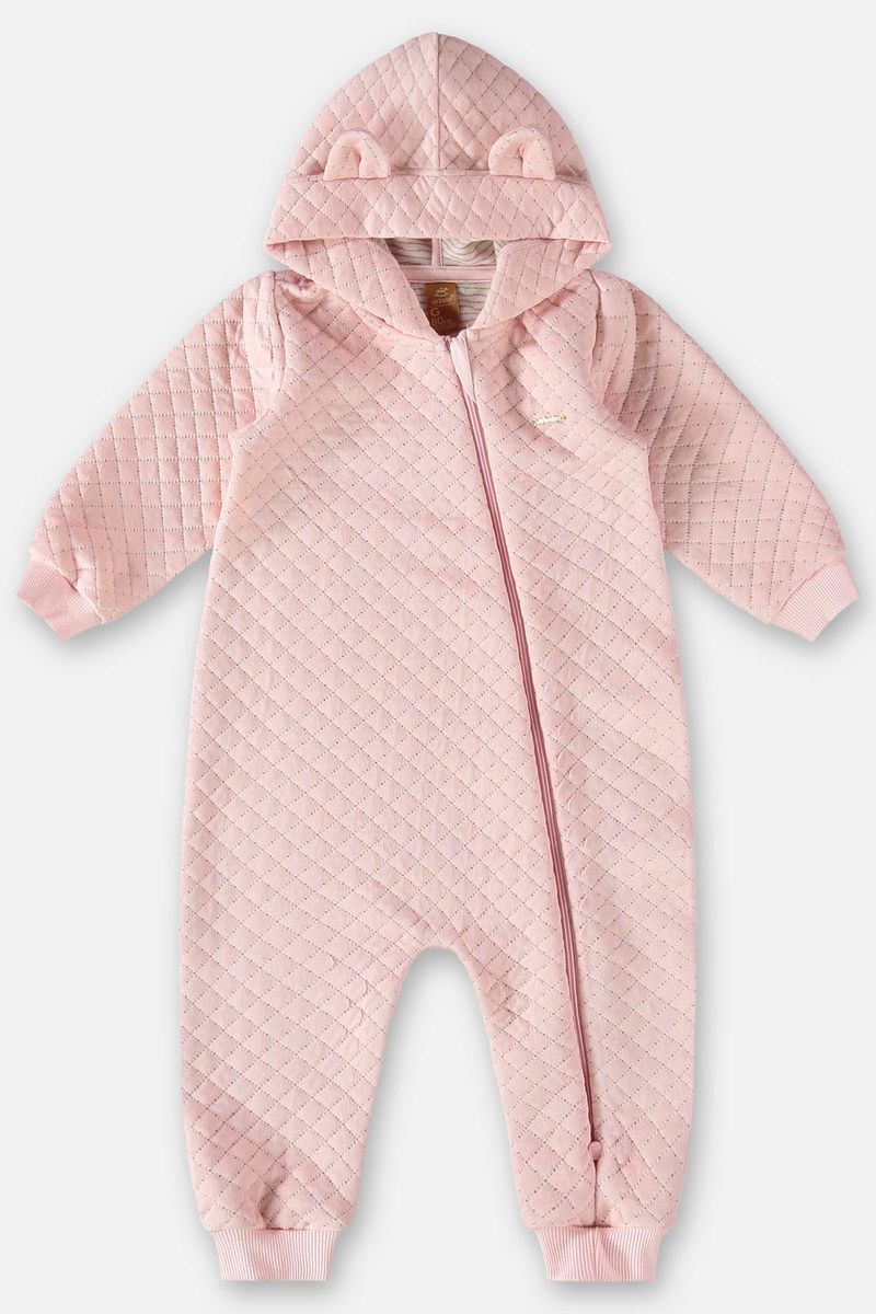 Macacao-Texturizado-para-Bebe-Menina--Rosa--Up-Baby