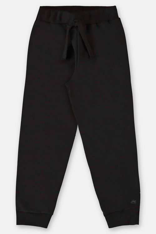 Calça Básica em Moletom Infantil Menino (Preto) Up Baby