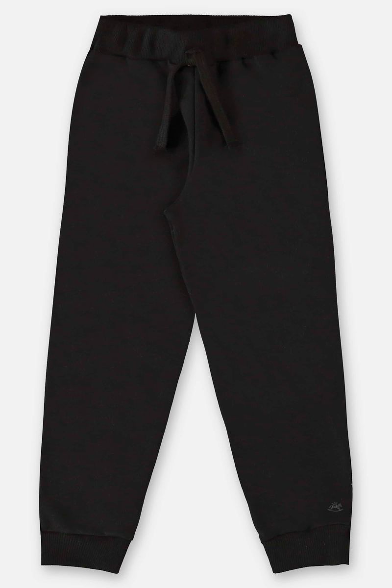 Calca-Basica-em-Moletom-Infantil-Menino--Preto--Up-Baby