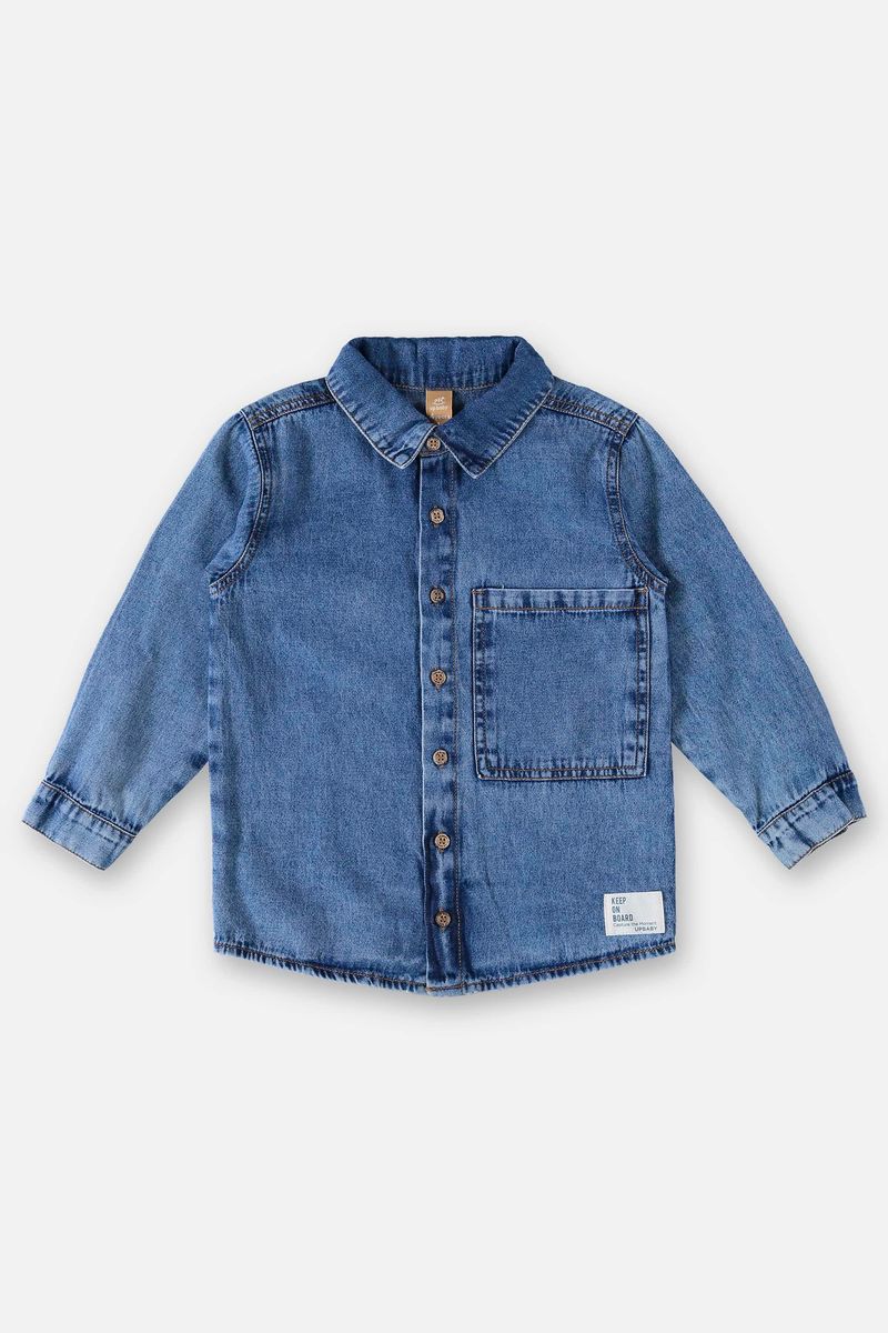 Camisa-Jeans-Infantil-Menino--Azul--Up-Baby