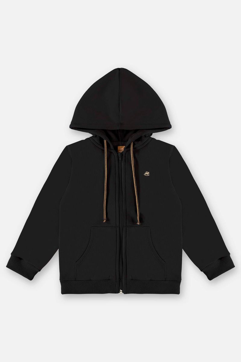 Jaqueta-Basica-em-Moletom-Infantil-Menino--Preto--Up-Baby
