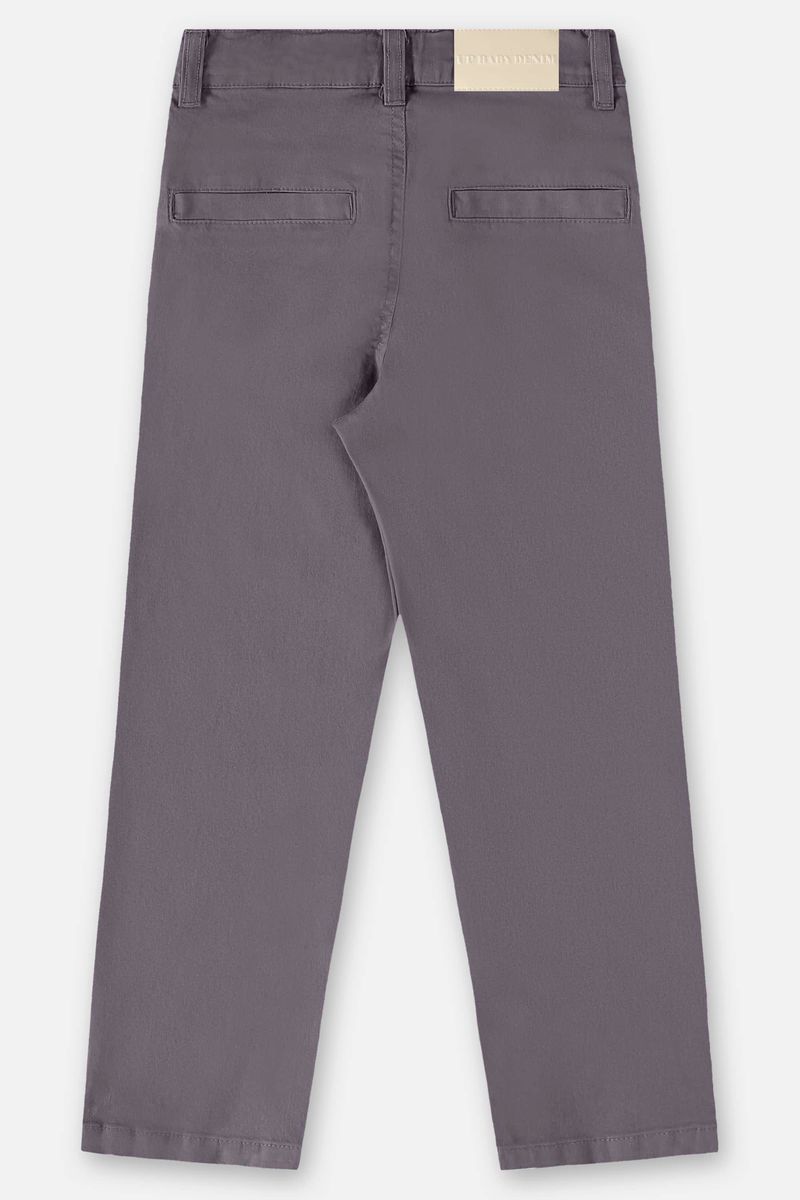 Calca-Basica-em-Sarja-Infantil-Menino--Cinza--Up-Baby