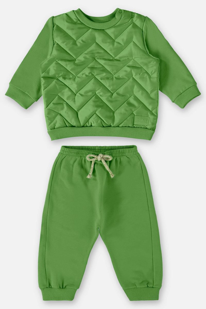 Conjunto-Blusao-e-Calca-para-Bebe-Menino--Verde--Up-Baby