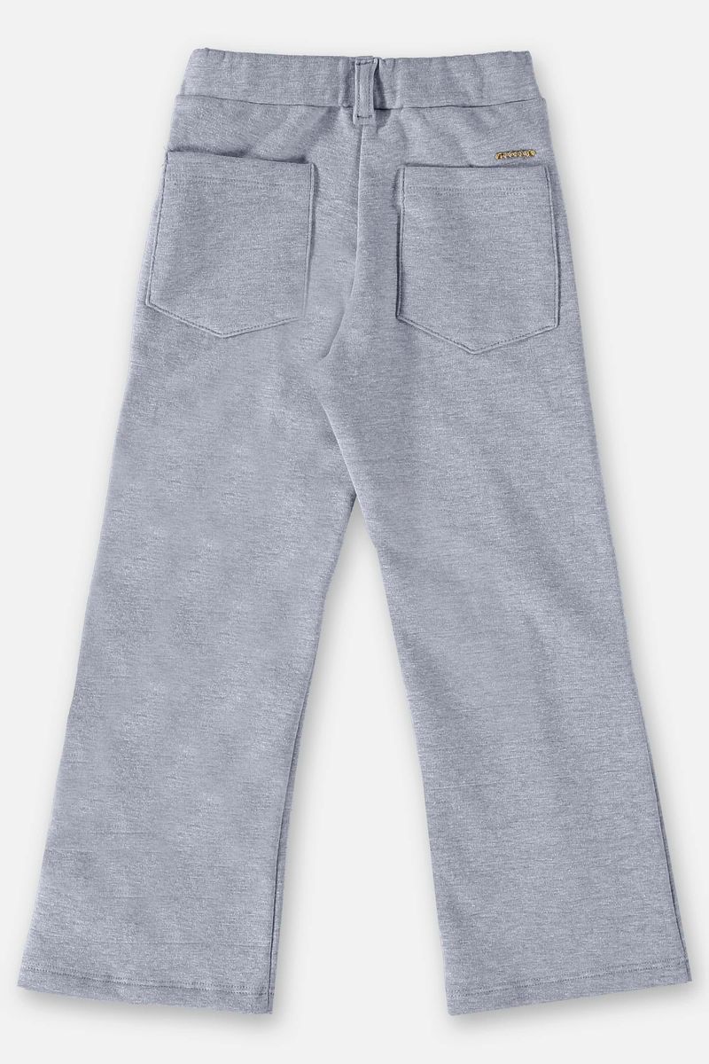 Calca-Flare-Basica-em-Molecotton-Infantil-Menina--Cinza--Up-Baby