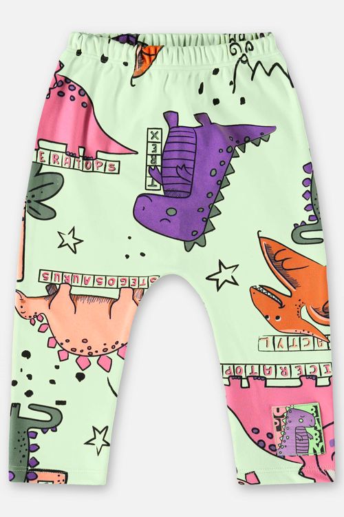 Calça Saruel para Bebê Menina (Verde) Up Baby