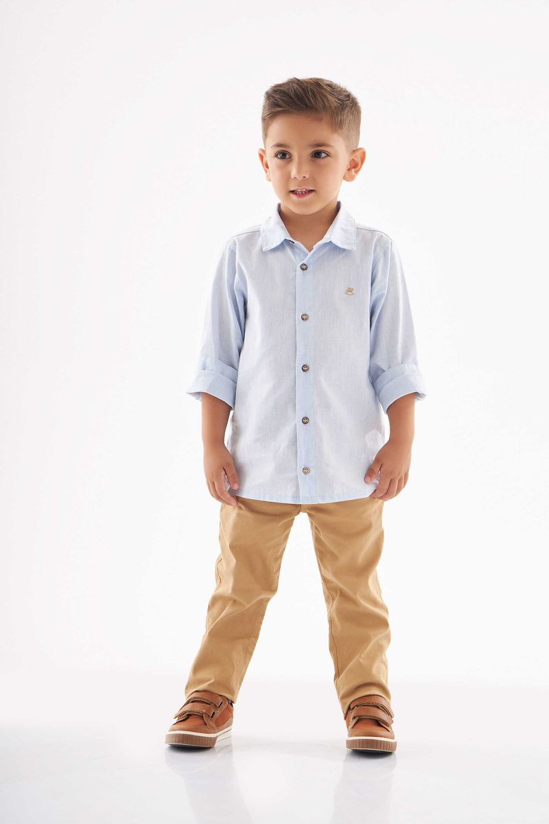 Camisa-Manga-Longa-para-Menino--Azul--Up-Baby