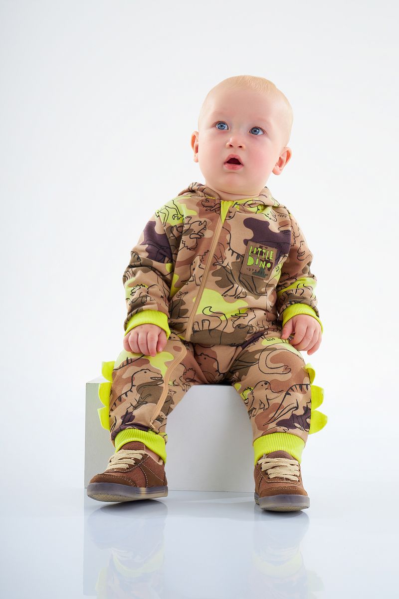 Macacao-Longo-de-Dinossauro-com-Escamas-para-Bebe-Menino