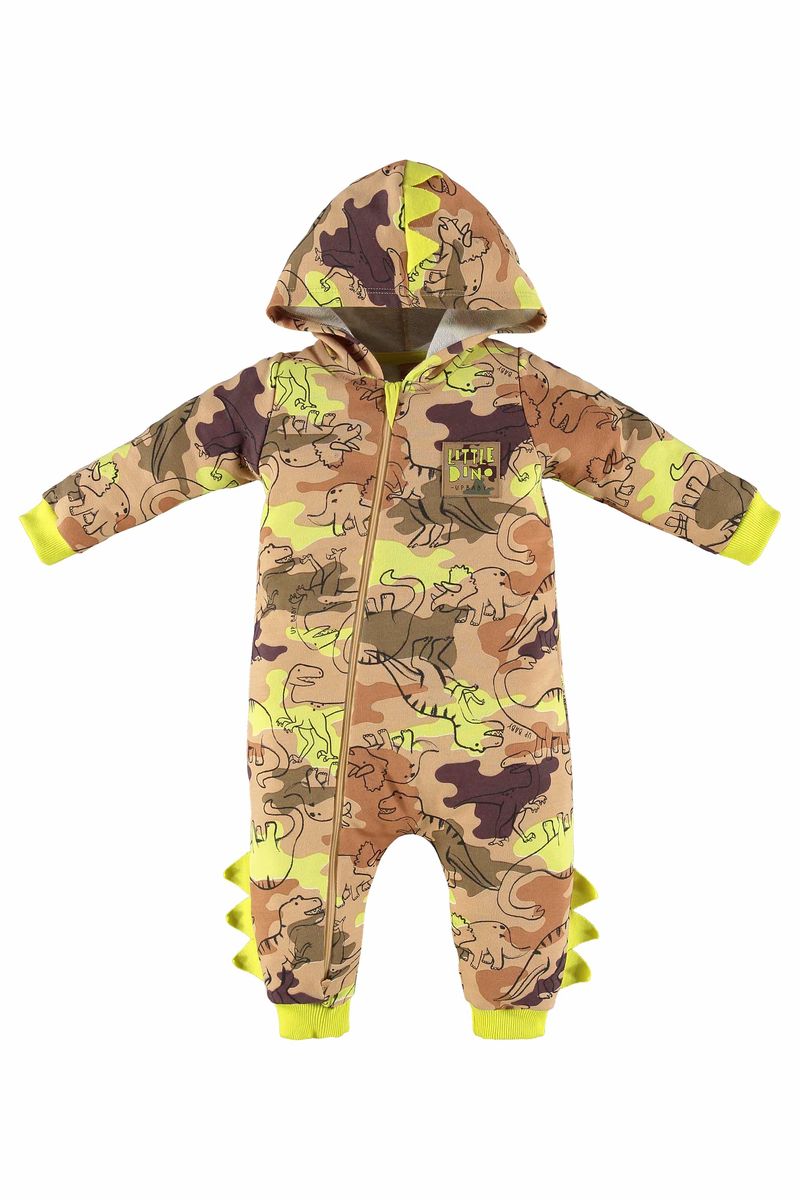 Macacao-Longo-de-Dinossauro-com-Escamas-para-Bebe-Menino