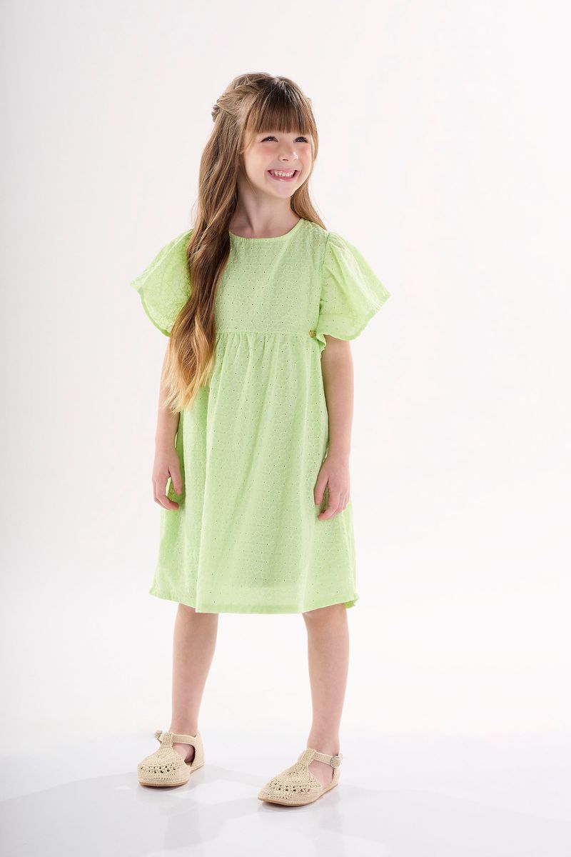 Vestido-Infantil-em-Laise-Forrado--Verde--Up-Baby