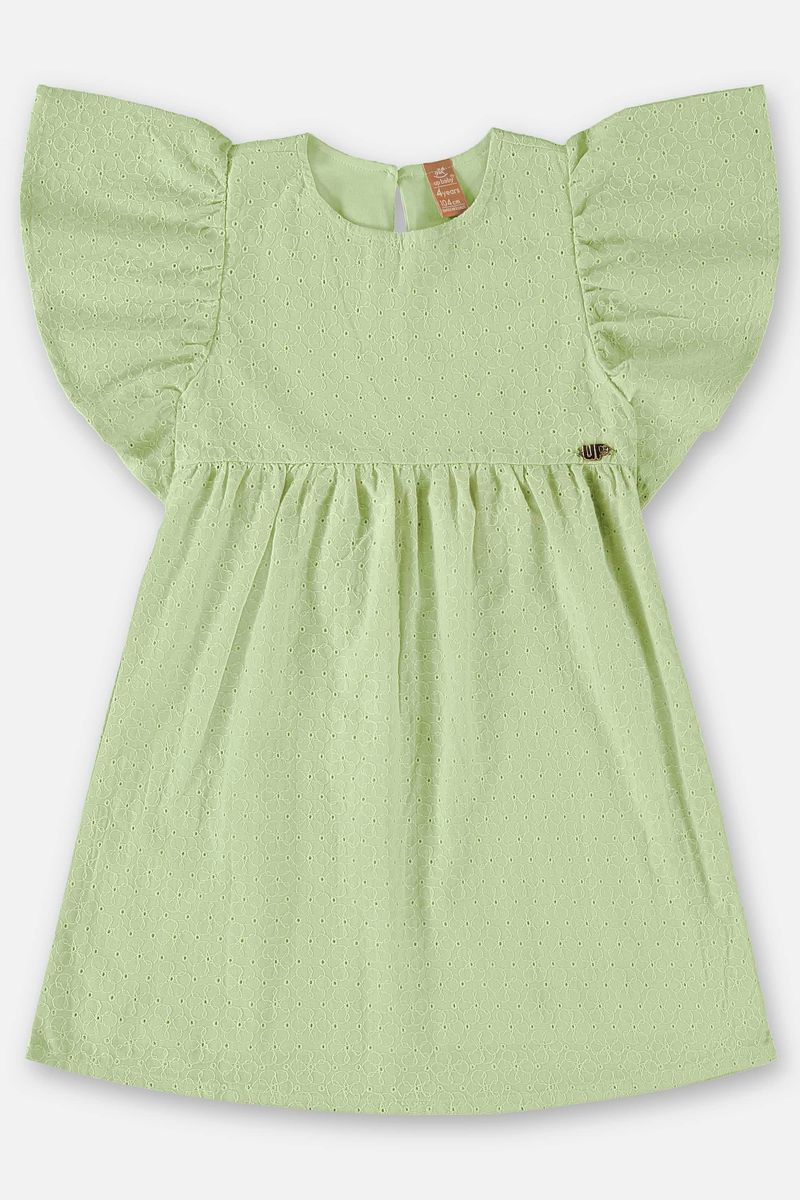 Vestido-Infantil-em-Laise-Forrado--Verde--Up-Baby