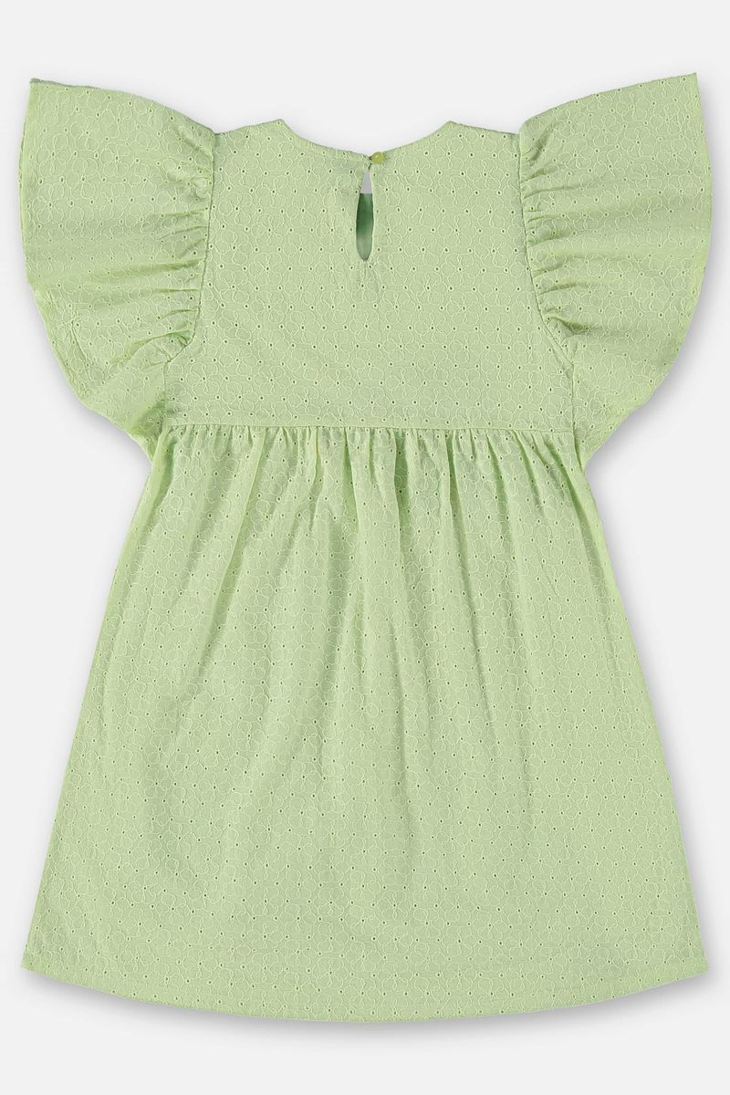 Vestido-Infantil-em-Laise-Forrado--Verde--Up-Baby