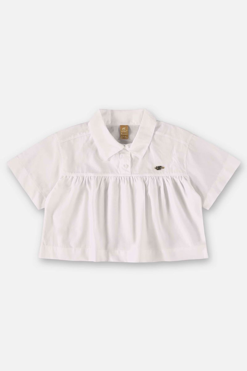 Bata-Manga-Curta-Infantil-para-Menina--Off-White--Up-Baby
