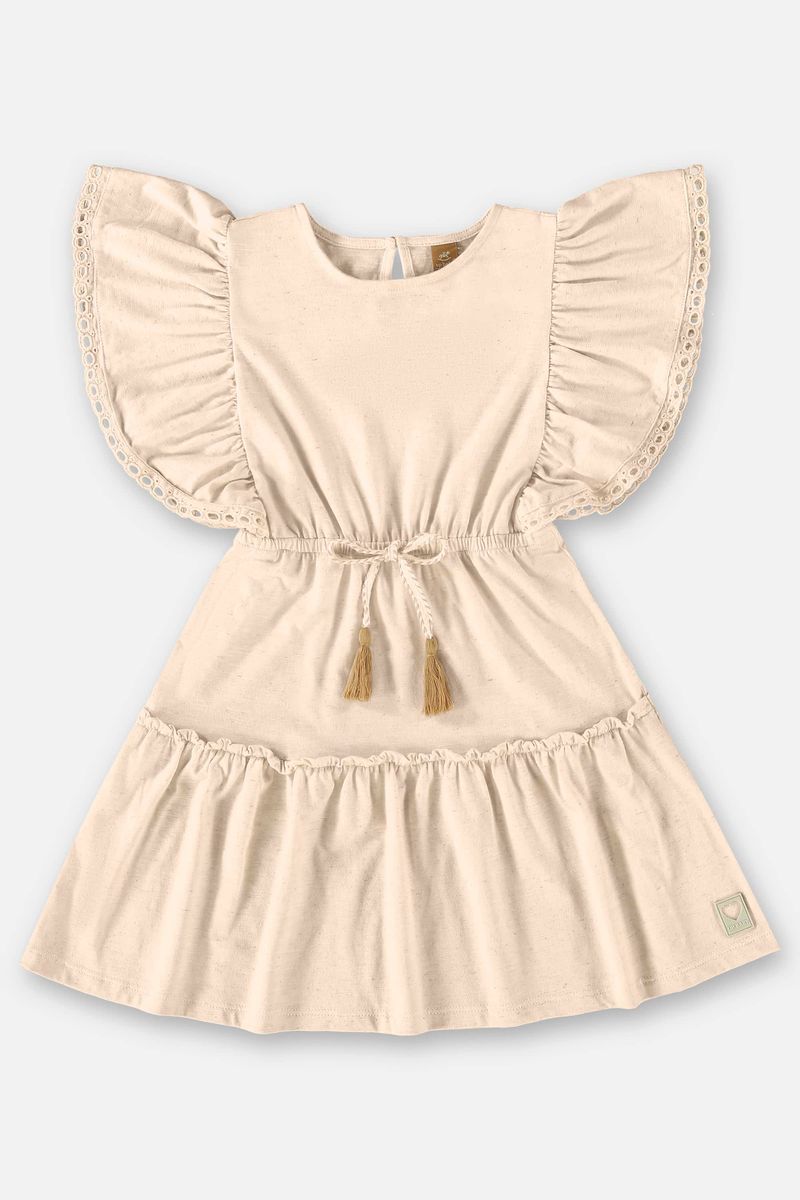 Vestido-Infantil-em-Meia-Malha-Linho--Bege--Up-Baby